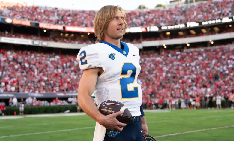 ‘Chad Powers’ Showrunner Michael Waldron On Russ’ Attempt At Reform In Finale Episode, Filming At Georgia Football Game & Potential Season 2 Ideas