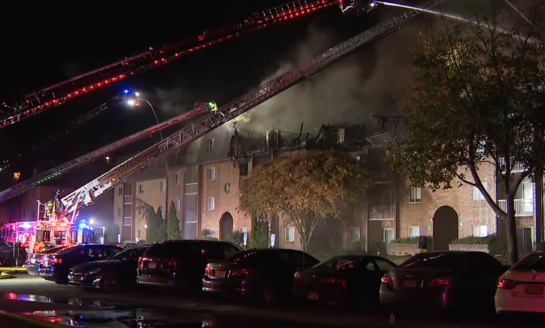 100+ people without a home after massive fire tears through Blackwood apartment complex