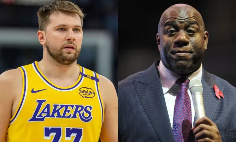 1,053 Fewer Games See Luka Doncic Make History Tying Magic Johnson’s Lakers Record