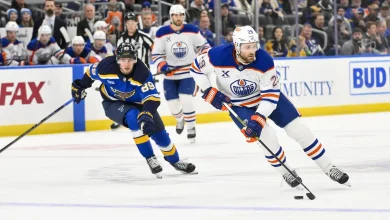 (11-3-25) Oilers-Blues Gameday Lineup