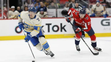 (11-5-25) Blues-Capitals gameday Lineup