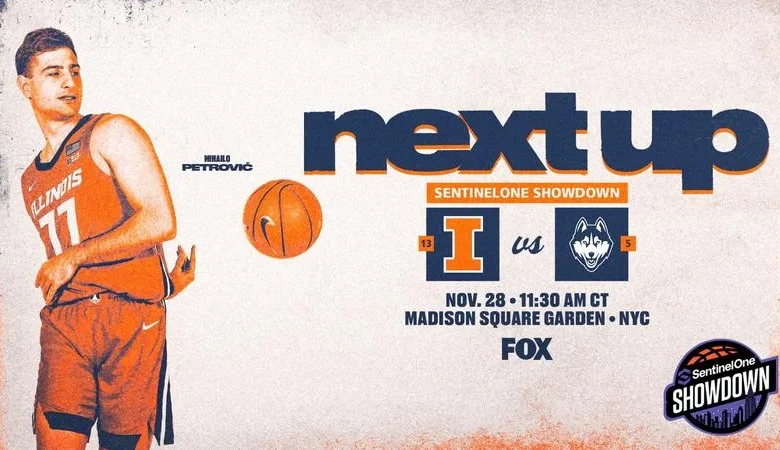 #13 Illinois, #5 UConn Set for Black Friday Matchup at Madison Square Garden - University of Illinois Athletics