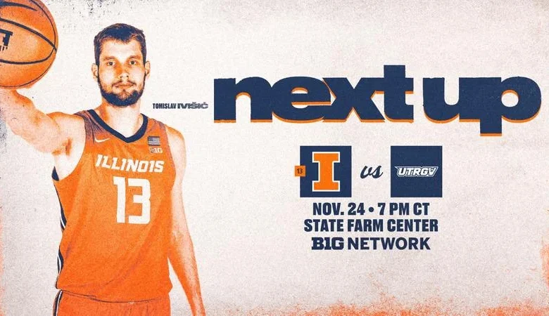 #13 Illinois Hosts UT Rio Grande Valley Monday