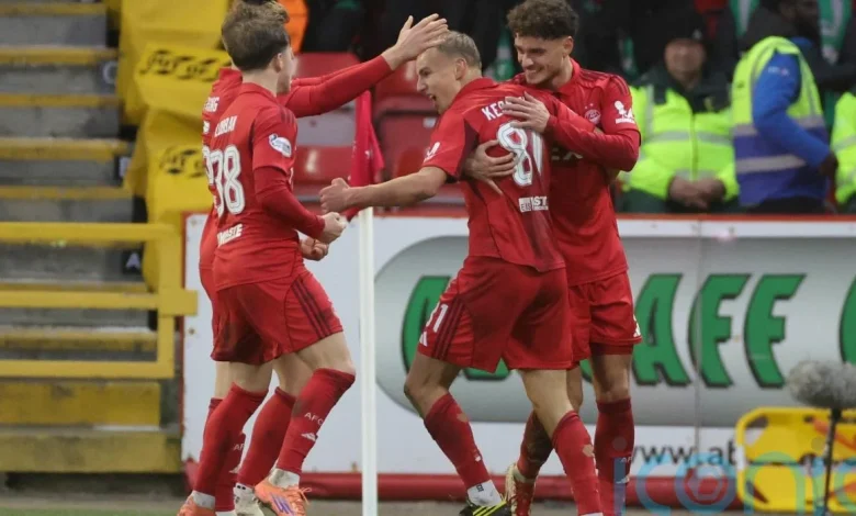 Superb Topi Keskinen strike guides Aberdeen to victory over leaders Hearts