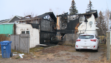 2-alarm fire displaces 10, sends 2 to hospital in Calgary’s northeast