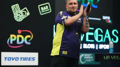 2025 Mr Vegas Grand Slam of Darts - Day One latest
