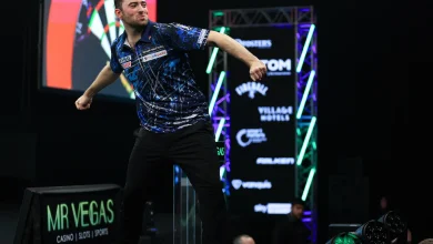 2025 Mr Vegas Grand Slam of Darts - Day Three latest