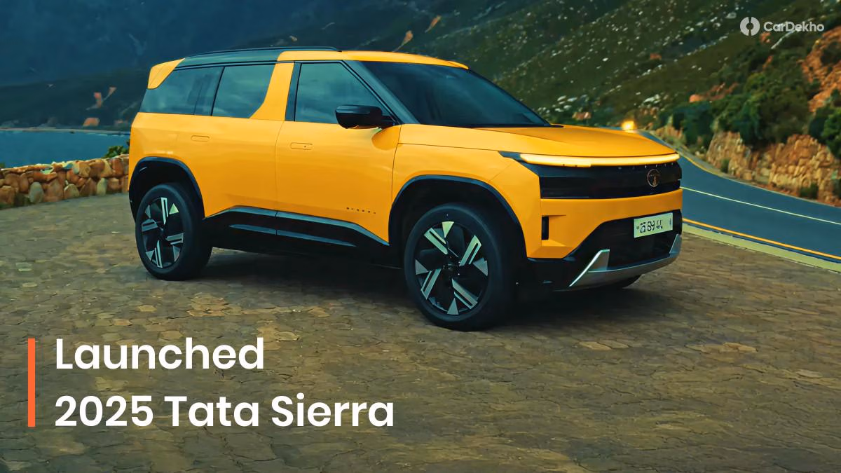 2025 Tata Sierra Launched At Rs 11.49 Lakh, Full Prices To Be Announced In December