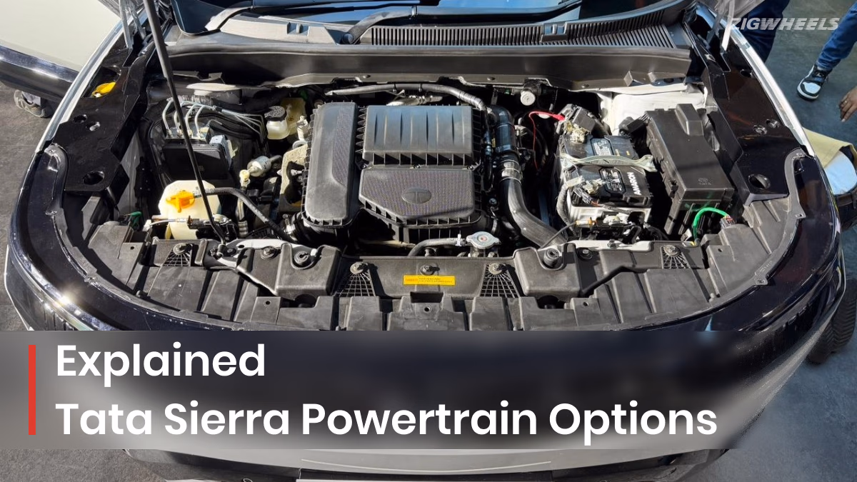 2025 Tata Sierra Powertrain Options Explained: Diesel And Two New Petrol Engines On Offer!