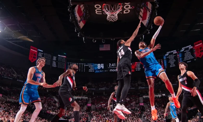 2nd Half Portland Trail Blazers - Oklahoma City Thunder Chat Here!