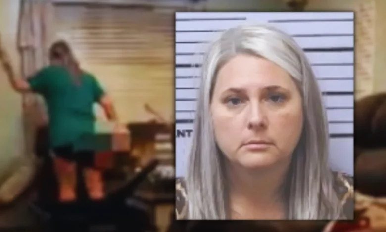 2nd grade Mobile teacher arrested after video of 22-strike beating of son surfaces
