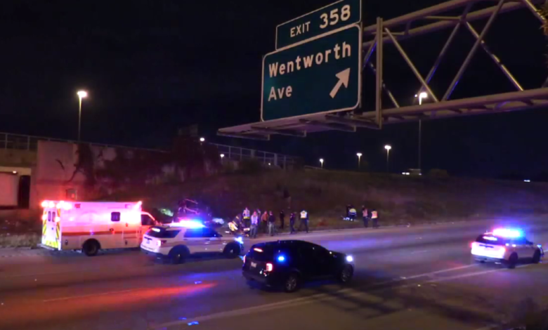 3 killed in crash at I-94/I-57 split on Chicago's South Side