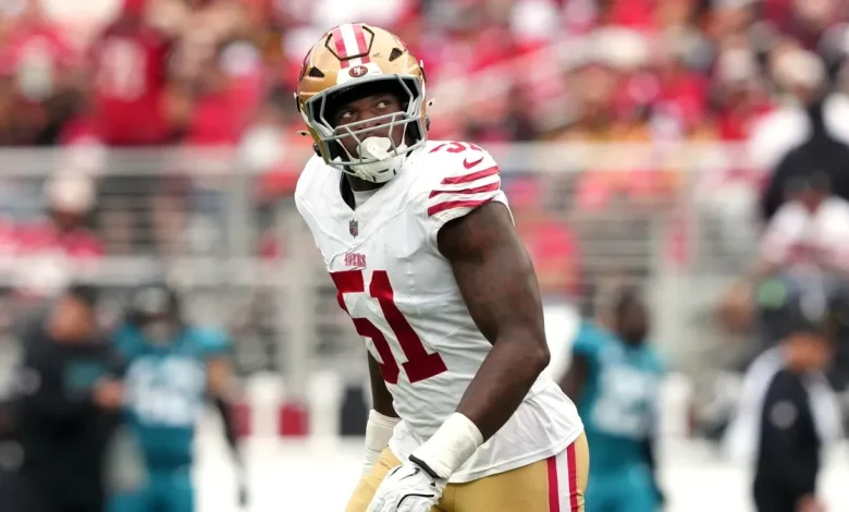 49ers officially downgrade edge rusher to OUT vs. Panthers on MNF