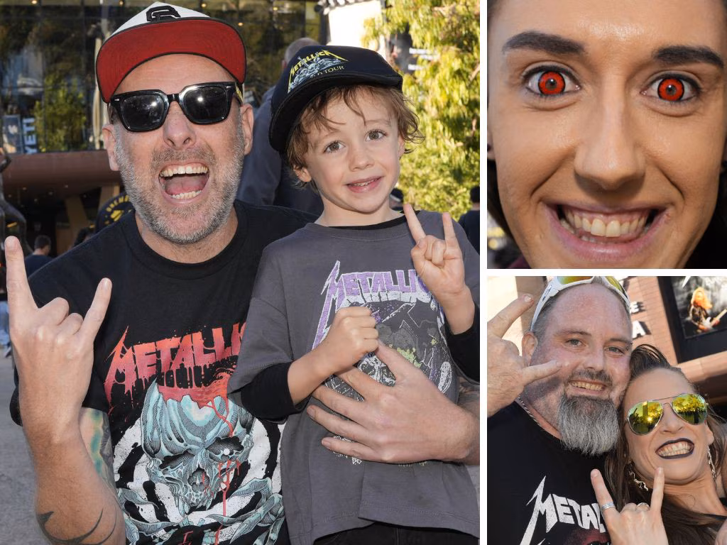 50+photos: Adelaide’s Metallica faithful hit the Oval