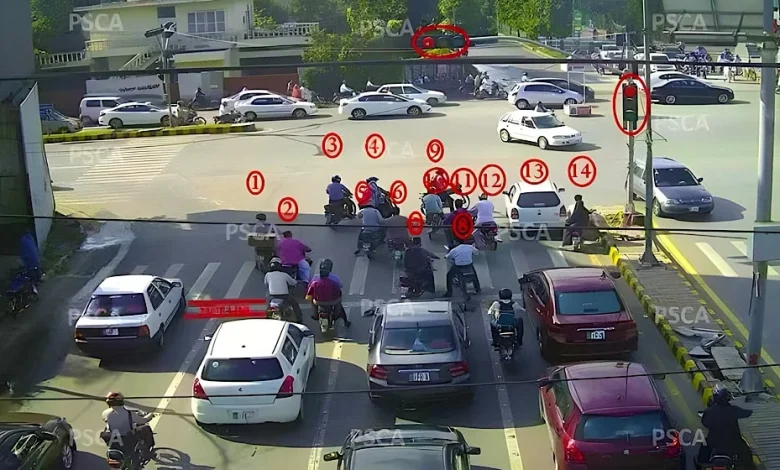 68 Police Cars Get E-Challans in Karachi