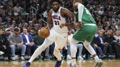 76ers’ Joel Embiid to miss game against Celtics with right knee injury - The Athletic