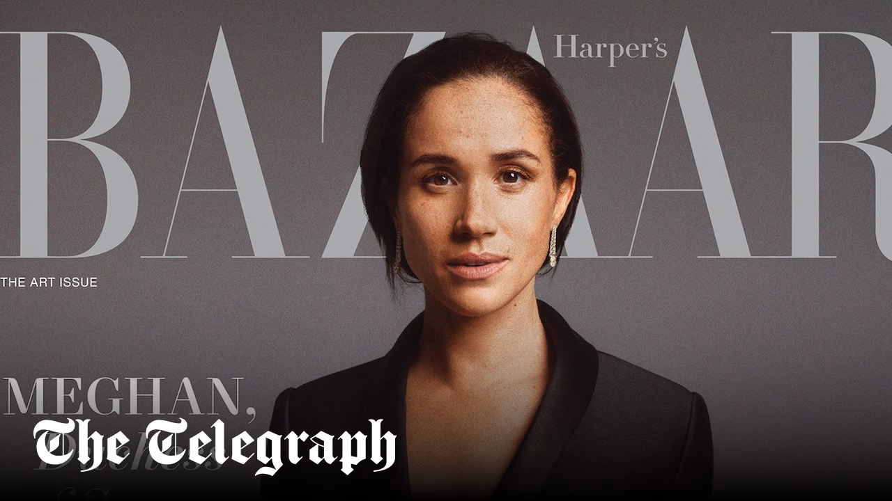 A bare-faced Duchess of Sussex praises ‘authenticity’ on Harper’s Bazaar cover