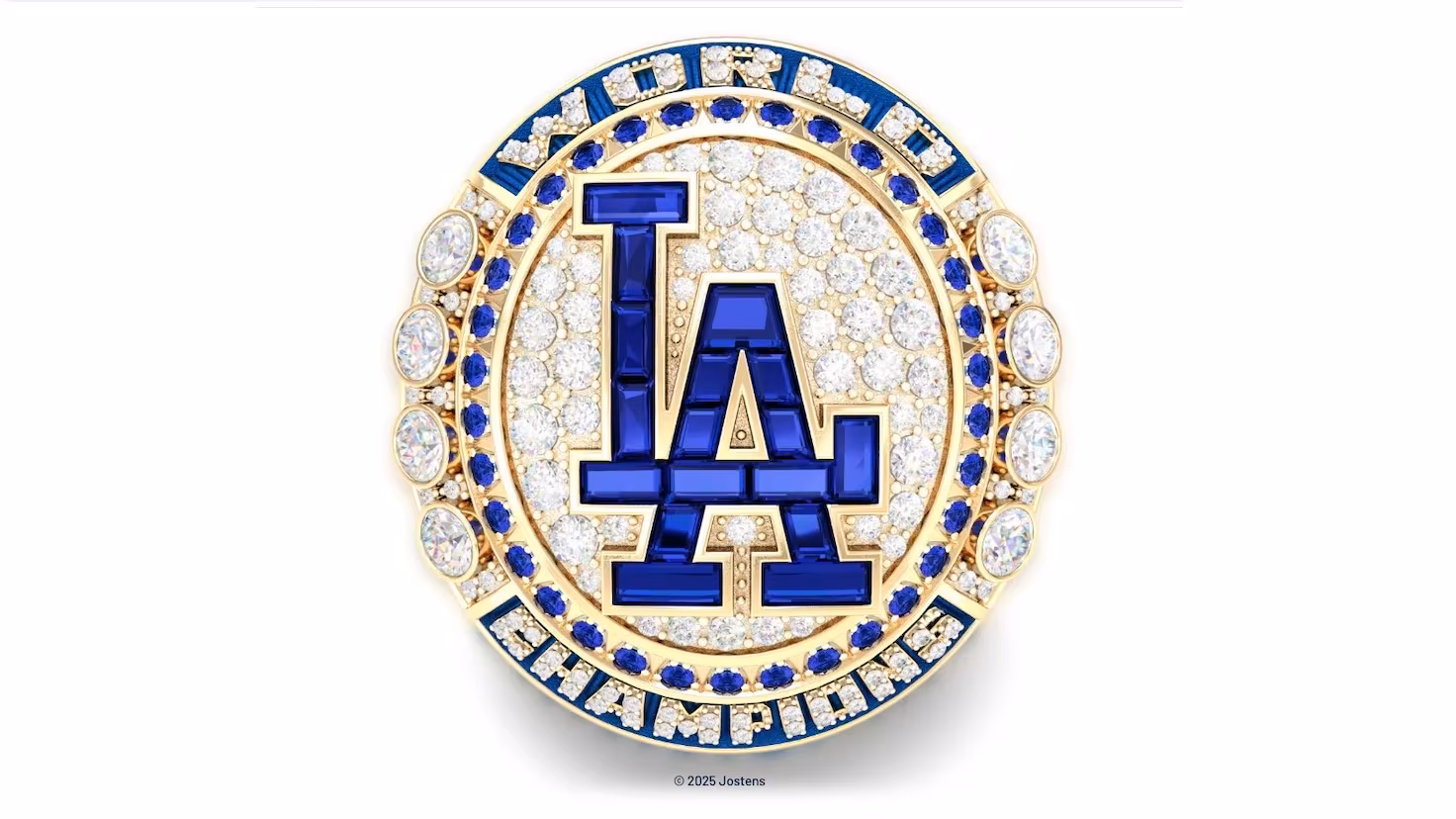 A look back at the Dodgers stunning 34-sapphire 2024 World Series ring