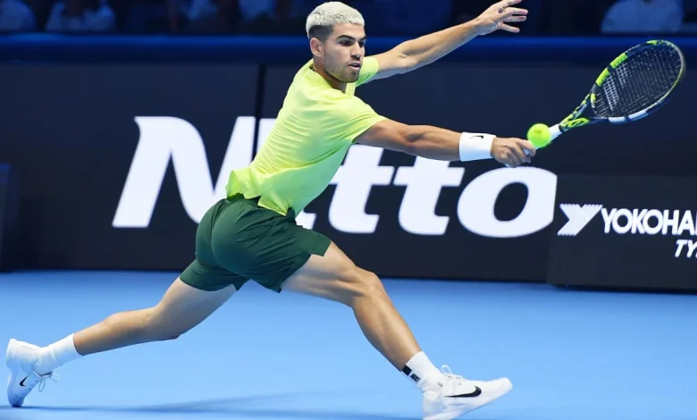 A qué hora juegan Alcaraz - Musetti: horario y dónde ver en TV las ATP Finals de Turín