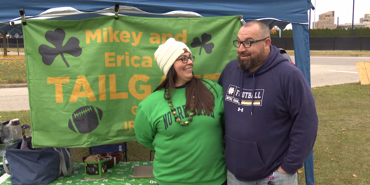 A tailgate love story in South Bend