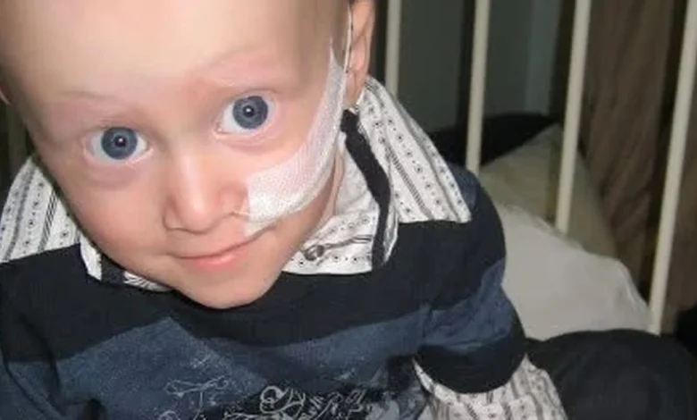 A tumour the size of a football led to Ethan's 600-day stint in Ronald McDonald House