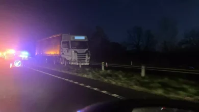 A55 closed as Anglesey hit by crashes and snowfall