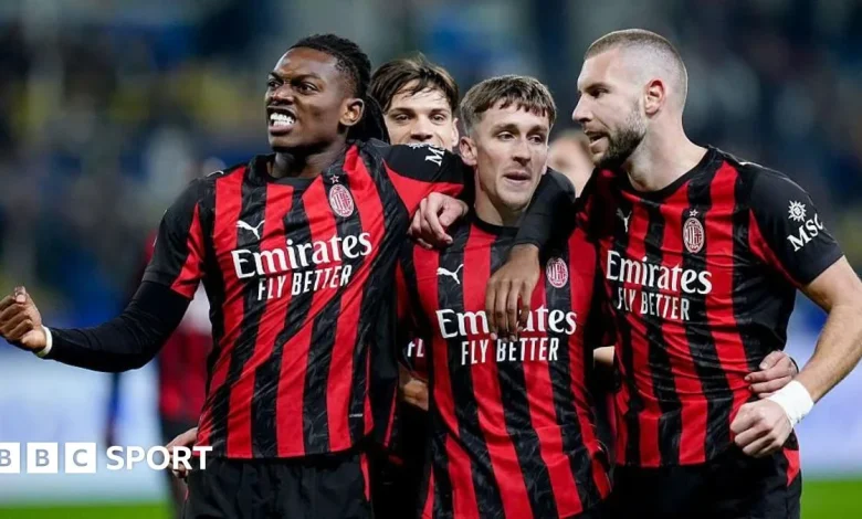 AC Milan go joint-top as Juventus drop points