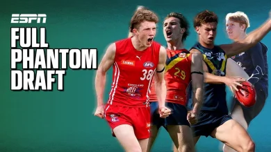 AFL Draft 2025: 54 picks, bidding drama in ESPN's final, full Phantom Draft
