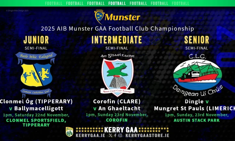 AIB Munster Club Football Semi-Finals
