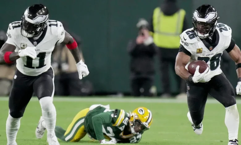 A.J. Brown didn't have the numbers in the Eagles' win, but a block made all the difference