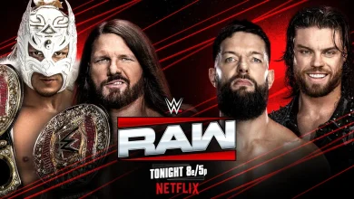 AJ Styles & Dragon Lee defend World Tag Team Title against Finn Bálor & JD McDonagh