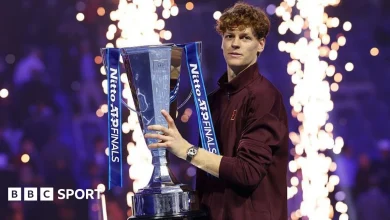 ATP Finals: Jannik Sinner beats Carlos Alcaraz to defend title in Turin