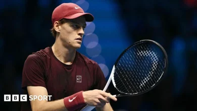 ATP Finals: Jannik Sinner maintains 100% record with win over Ben Shelton