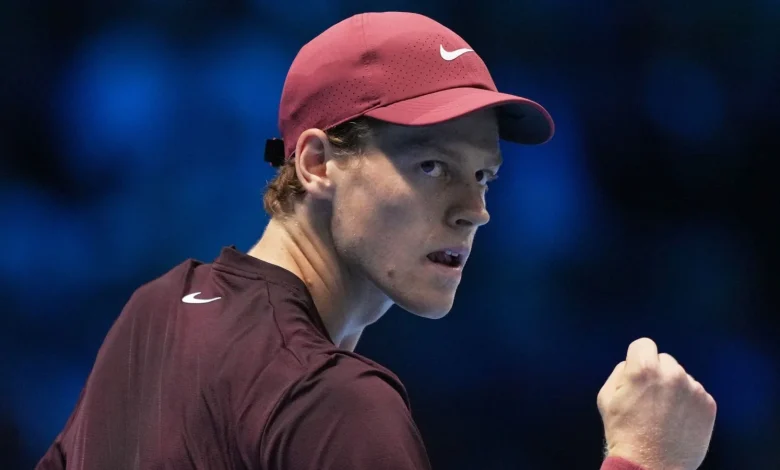 ATP Finals: Jannik Sinner remains on course for title showdown with Carlos Alcaraz after beating Ben Shelton in straight sets