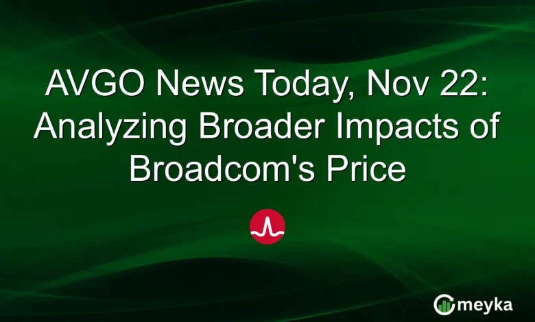 AVGO News Today, Nov 22: Analyzing Broader Impacts of Broadcom’s Price