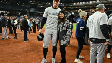 Aaron Judge shares Halloween sneak peek with his furry partner stealing the spotlight in hilarious outfit