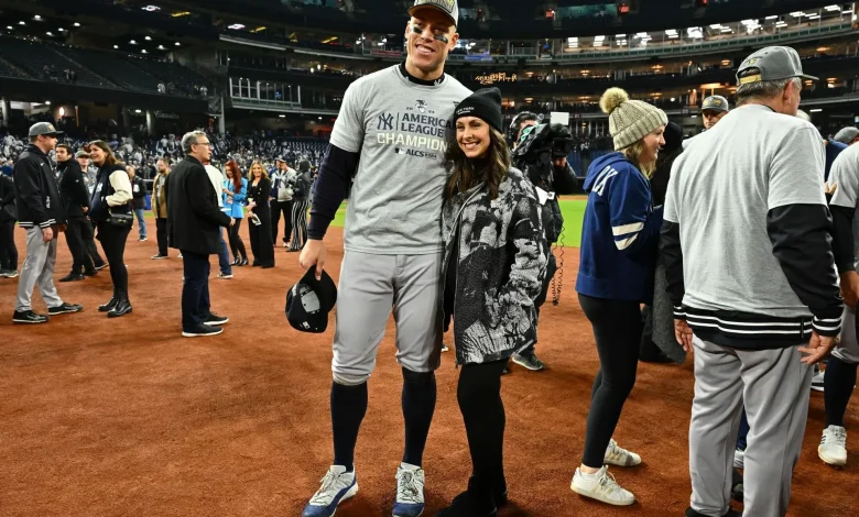 Aaron Judge shares Halloween sneak peek with his furry partner stealing the spotlight in hilarious outfit