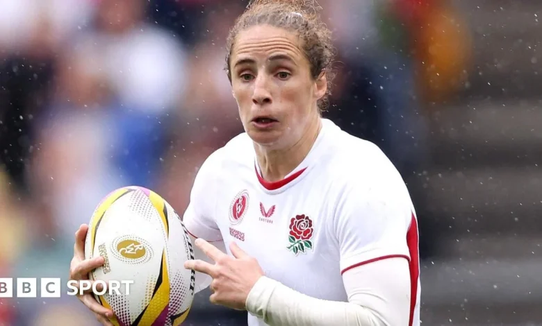 Abby Dow: England World Cup winner retires from rugby at 28