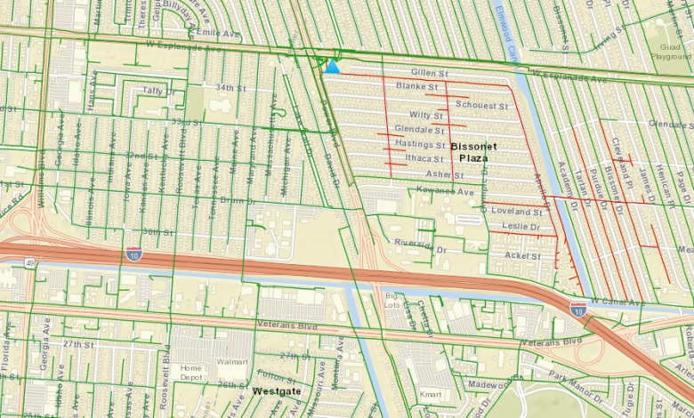 About 1,500 Entergy customers without power in Metairie as cold front blows in
