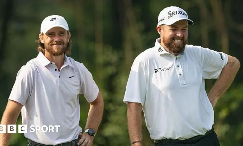 Abu Dhabi Championship: Tommy Fleetwood and Shane Lowry in share of first-round lead