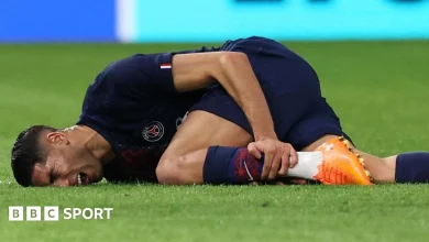 Achraf Hakimi: PSG and Morocco star out for 'several weeks' before Afcon 2025