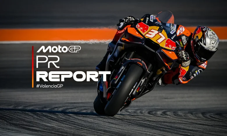 Acosta leads Bezzecchi by 0.053s on a competitive Friday in Valencia