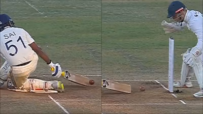 'Acrobatic' Sai Sudharsan Saves His Wicket With Well-Timed Swipe