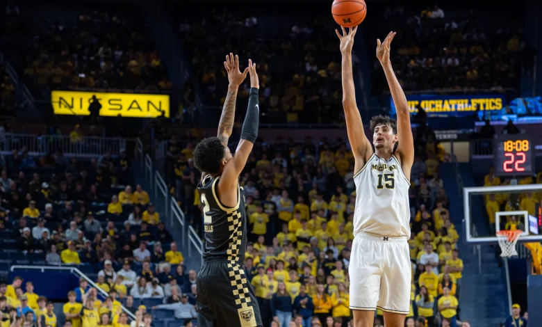 Aday Mara serving as Michigan’s true big