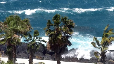 Aemet updates the weather forecast for the Canary Islands: heavy rain to continue as strong winds sweep the archipelago