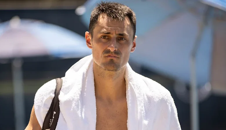 After playing in Rwanda and Kazakhstan, Bernard Tomic returned to Sydney. He lasted 35 minutes