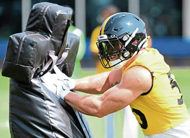 After week of little food, activity, lost weight, Steelers LB Cole Holcomb back from illness