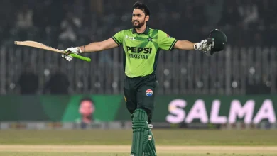 Agha hundred lifts Pakistan to 299-5 in 1st Sri Lanka ODI