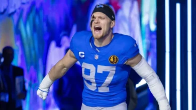 Aidan Hutchinson joins ESPN's 'College GameDay' to pick Week 12