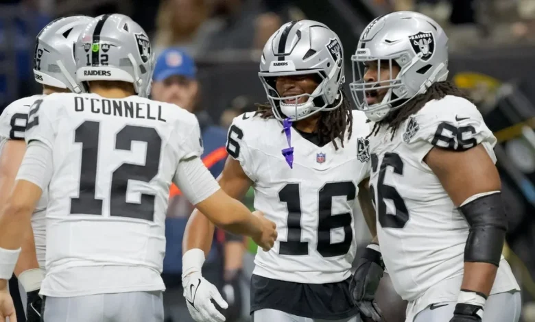 Aidan O'Connell injury update and status vs. the Broncos in Week 10 | Nov. 6, 2025